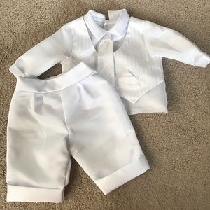 Baby Boy Baptism Outfit 💙